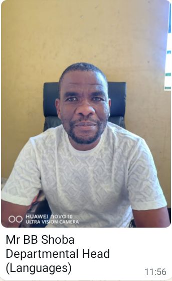 Mr H.K. Njongo — HOD Humanities, Umfolozi High School